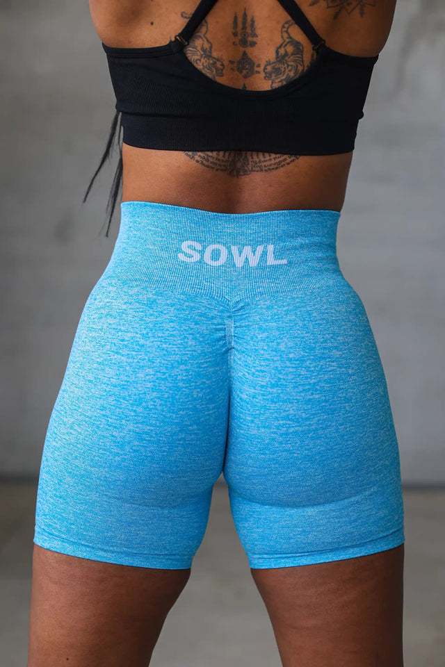 SHORT BLUE PEACH PERFECT